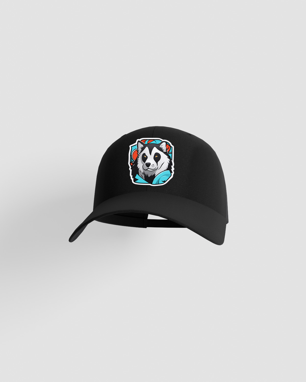 Custom Black Husky Armor Logo Sticker